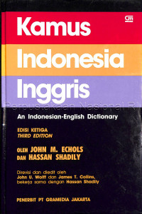 Image of Kamus Indonesia-Inggris = an Indonesian-English dictionary