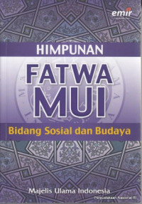 Image of Himpunan fatwa MUI bidang sosial dan budaya