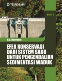 Image of Efek konservasi dari sistem sabo untuk pengandalian sedimentasi waduk