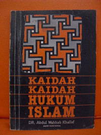 Image of Kaidah-Kaidah Hukum Islam