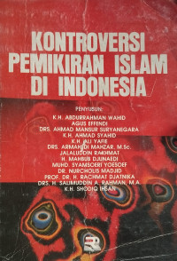 Image of Kontroversi pemikiran Islam di Indonesia
