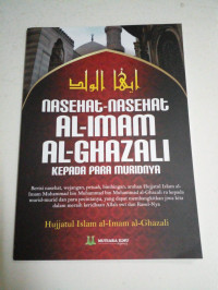 Image of Nasehat-nasehat al-imam al-ghazali kepada para muridnya