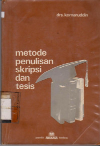 Image of Metode penulisan skripsi dan tesis