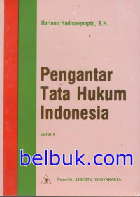 Image of Pengantar Tata Hukum Indonesia