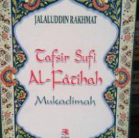Image of Tafsir sufi al-fatihah : mukadimah